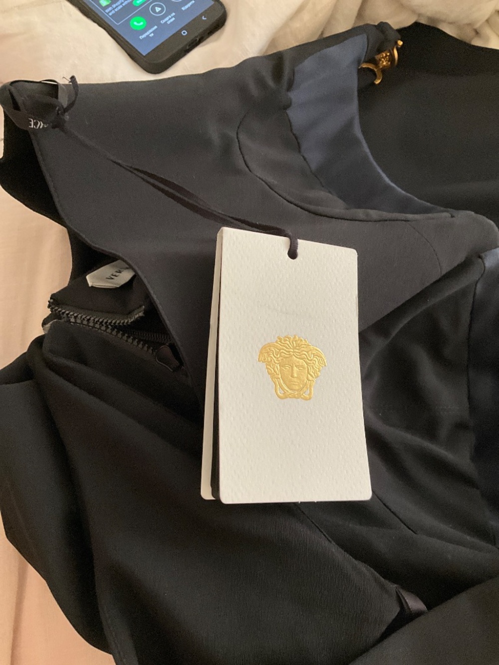 Compact Jersey Cocktail Dress Versace - Picture 10 of 14